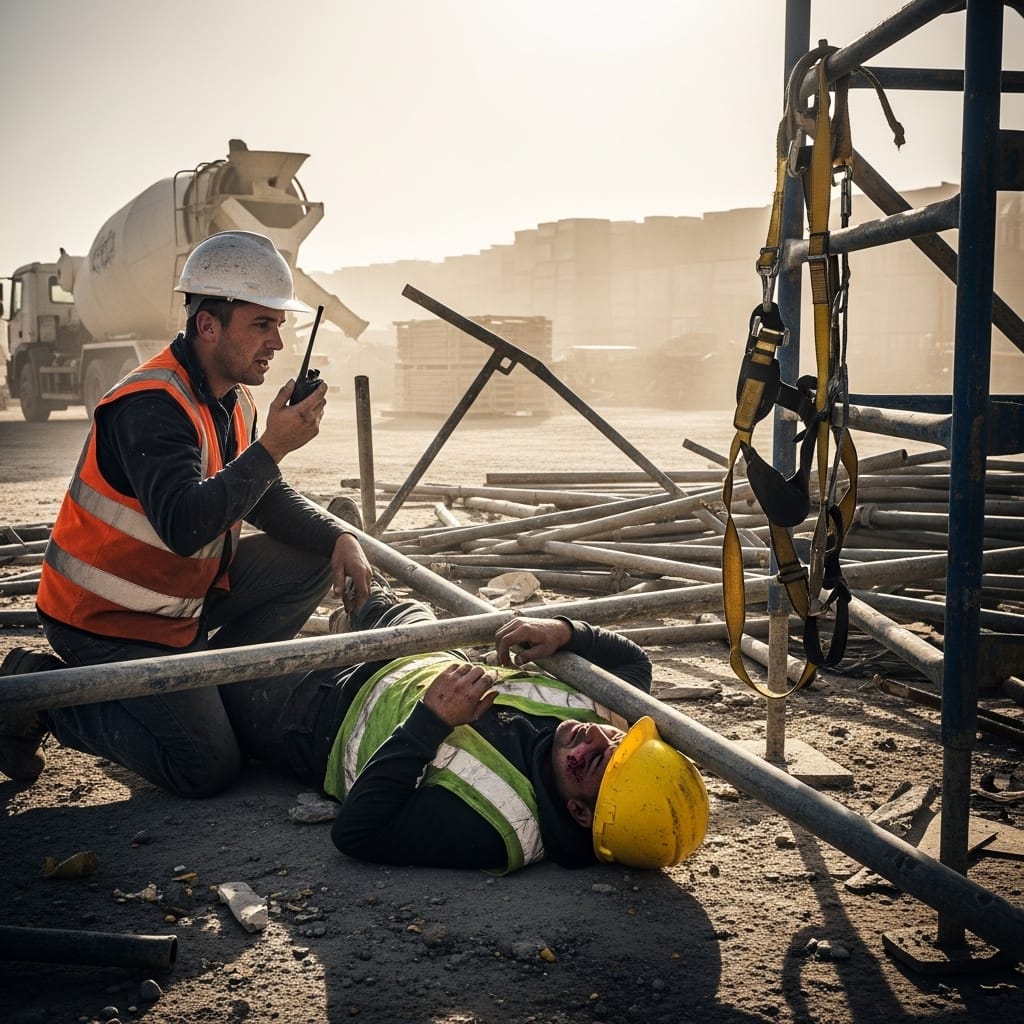 Wypadek przy pracy! Co robić? Procedura powypadkowa w 7 krokach.