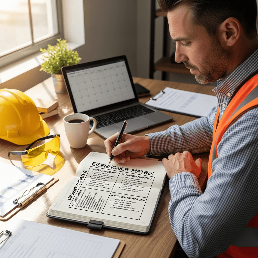 Planowanie Dnia Lidera BHP: Jak Znaleźć Czas na "Ważne", Zanim "Pilne" Wybuchnie Ci w Twarz