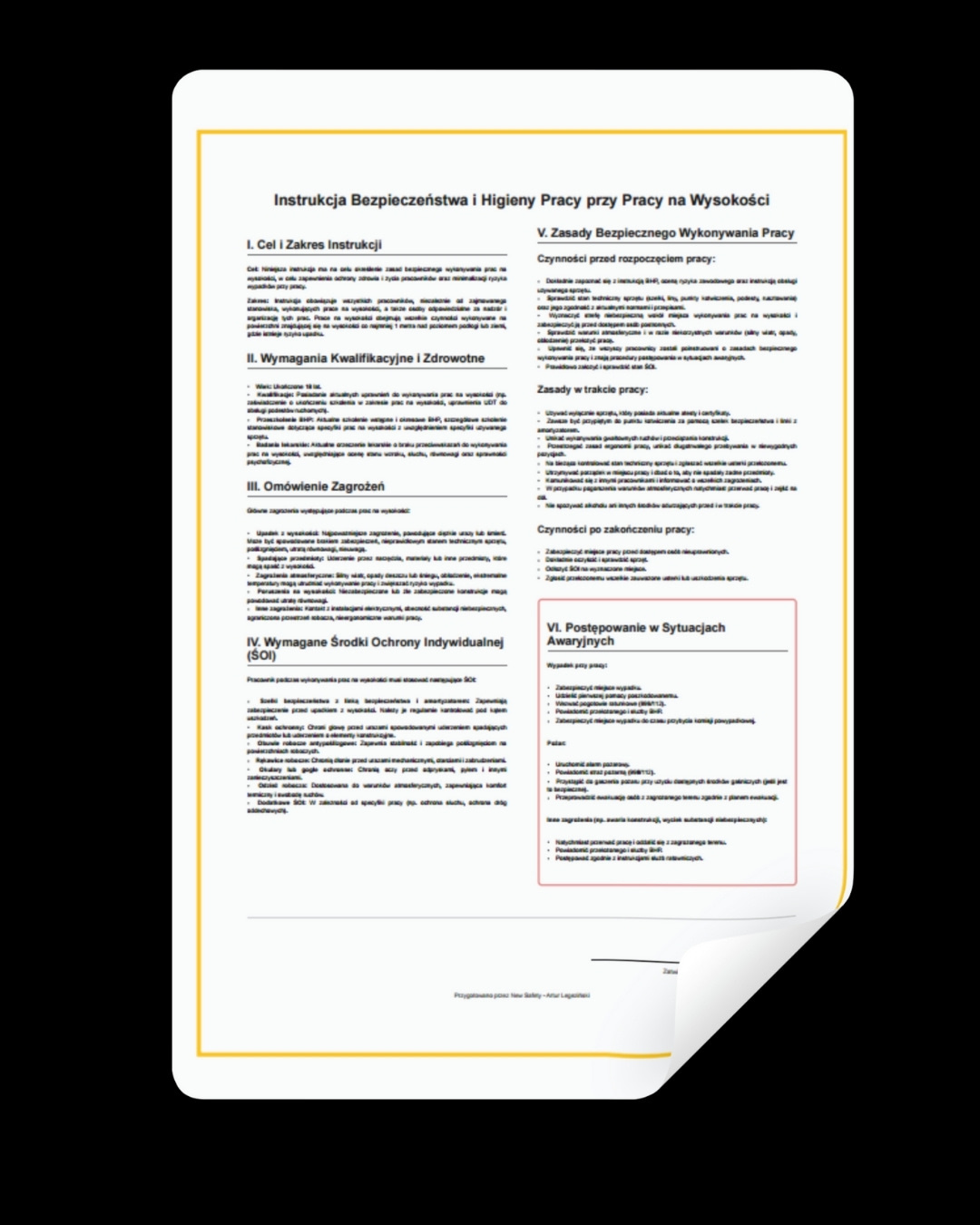 8. Instrukcja BHP przy Pracy na Wysokości, która wreszcie ma sens (i ratuje życie!)
