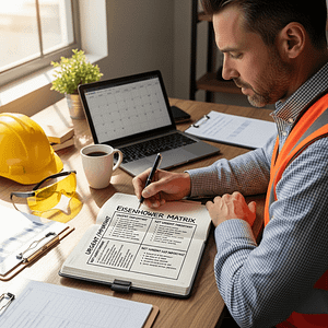 Planowanie Dnia Lidera BHP: Jak Znaleźć Czas na "Ważne", Zanim "Pilne" Wybuchnie Ci w Twarz